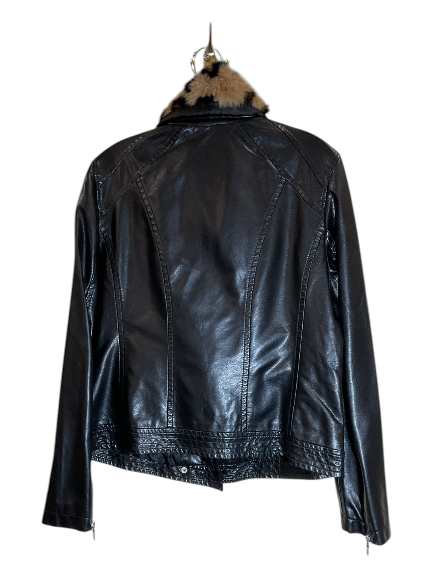 Jacket Moto By Express In Black, Size: L