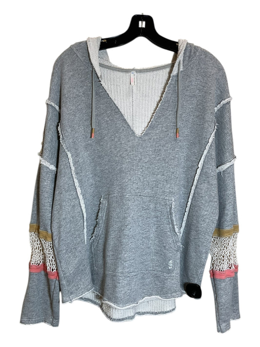 Top Long Sleeve By Free People In Grey, Size: L