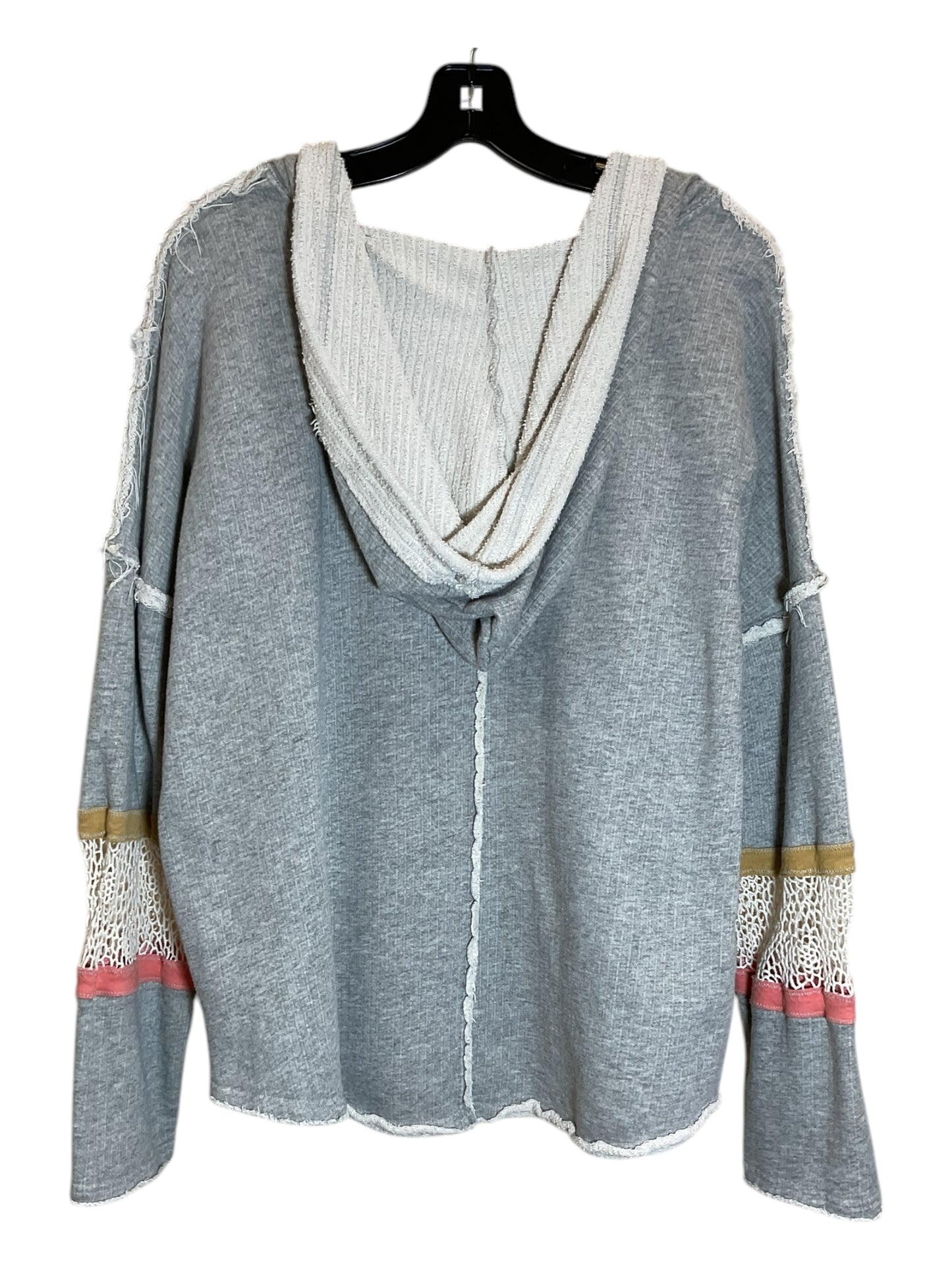 Top Long Sleeve By Free People In Grey, Size: L