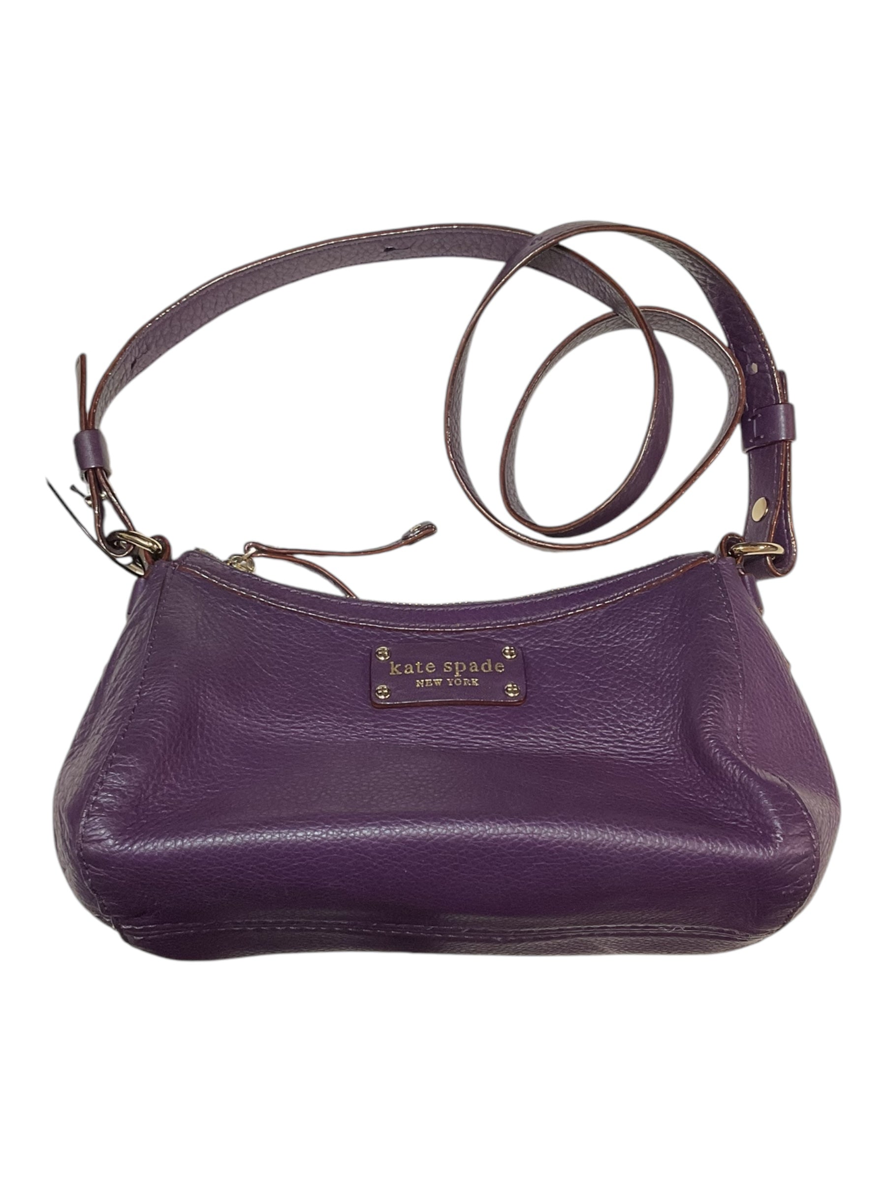 Kate Spade high quality NWT Harper Leather Satchel Handbag Crossbody Purse Bag Lavender Lilac