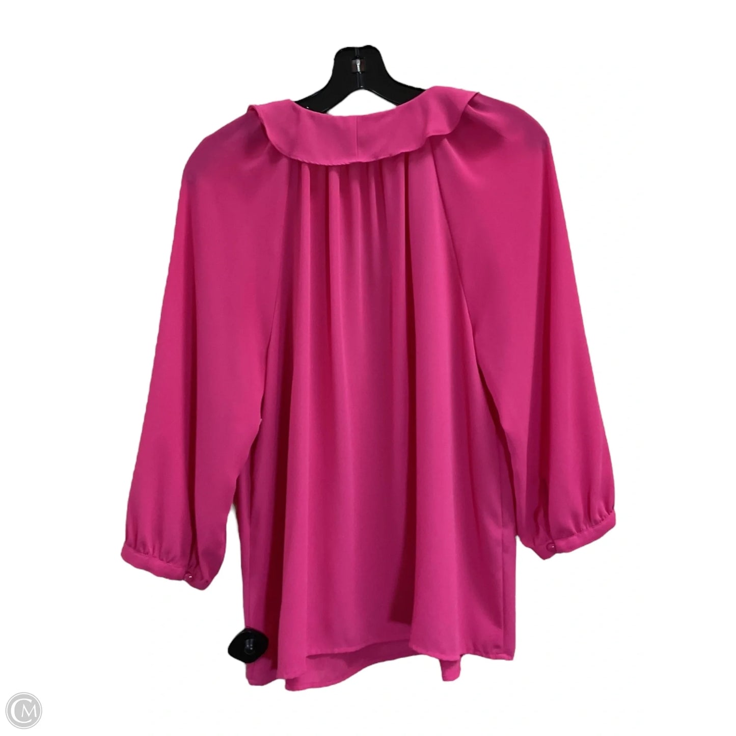 Top Long Sleeve By Elle In Pink, Size: L