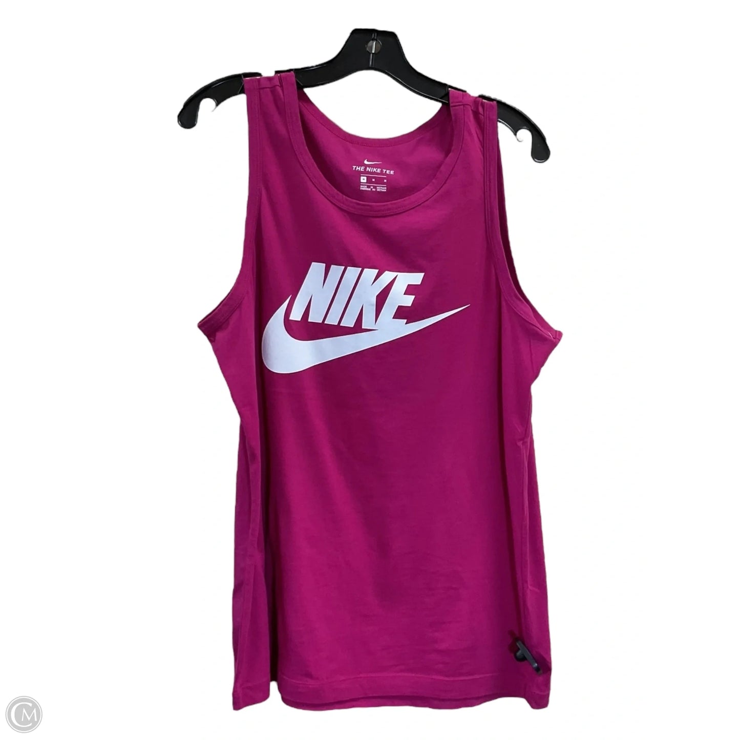 Athletic Tank Top By Nike In Pink, Size: M