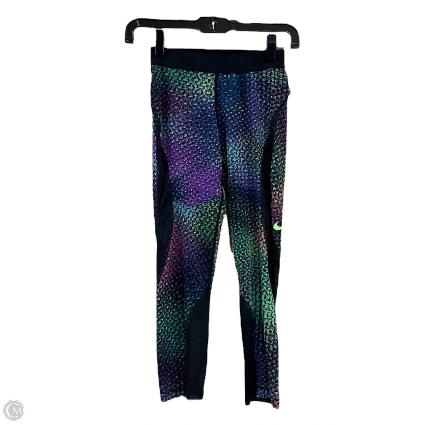 Athletic Leggings Capris By Nike In Black, Size: Xs