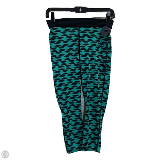 Athletic Leggings Capris By Nike In Green, Size: Xs