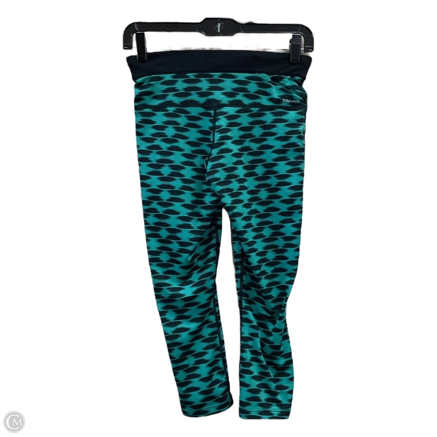 Athletic Leggings Capris By Nike In Green, Size: Xs