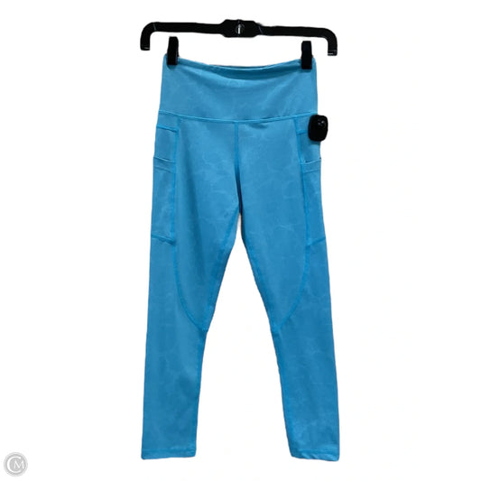 Athletic Leggings Capris By Zyia In Teal, Size: Xs