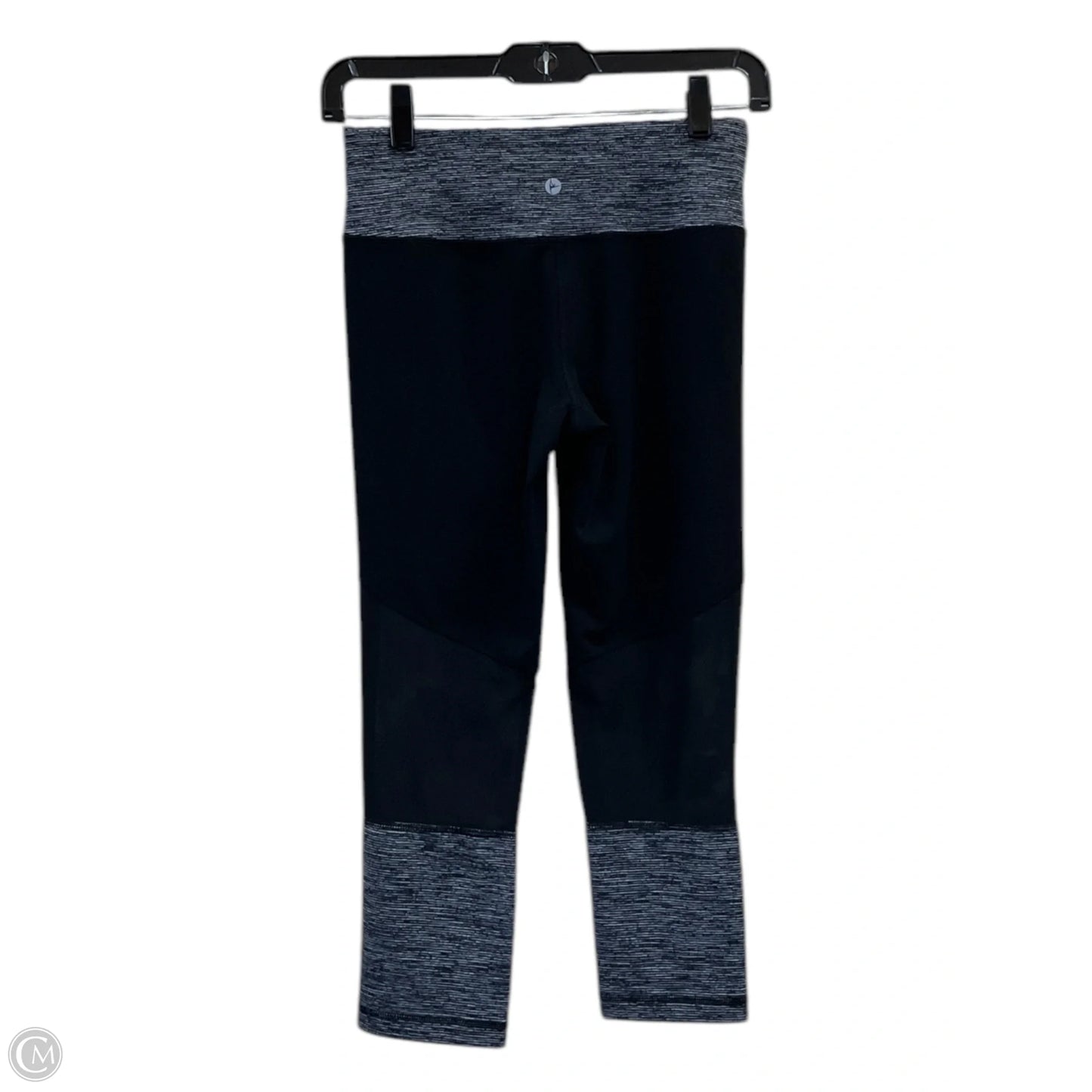 Athletic Leggings Capris By 90 Degrees By Reflex In Black & White, Size: Xs
