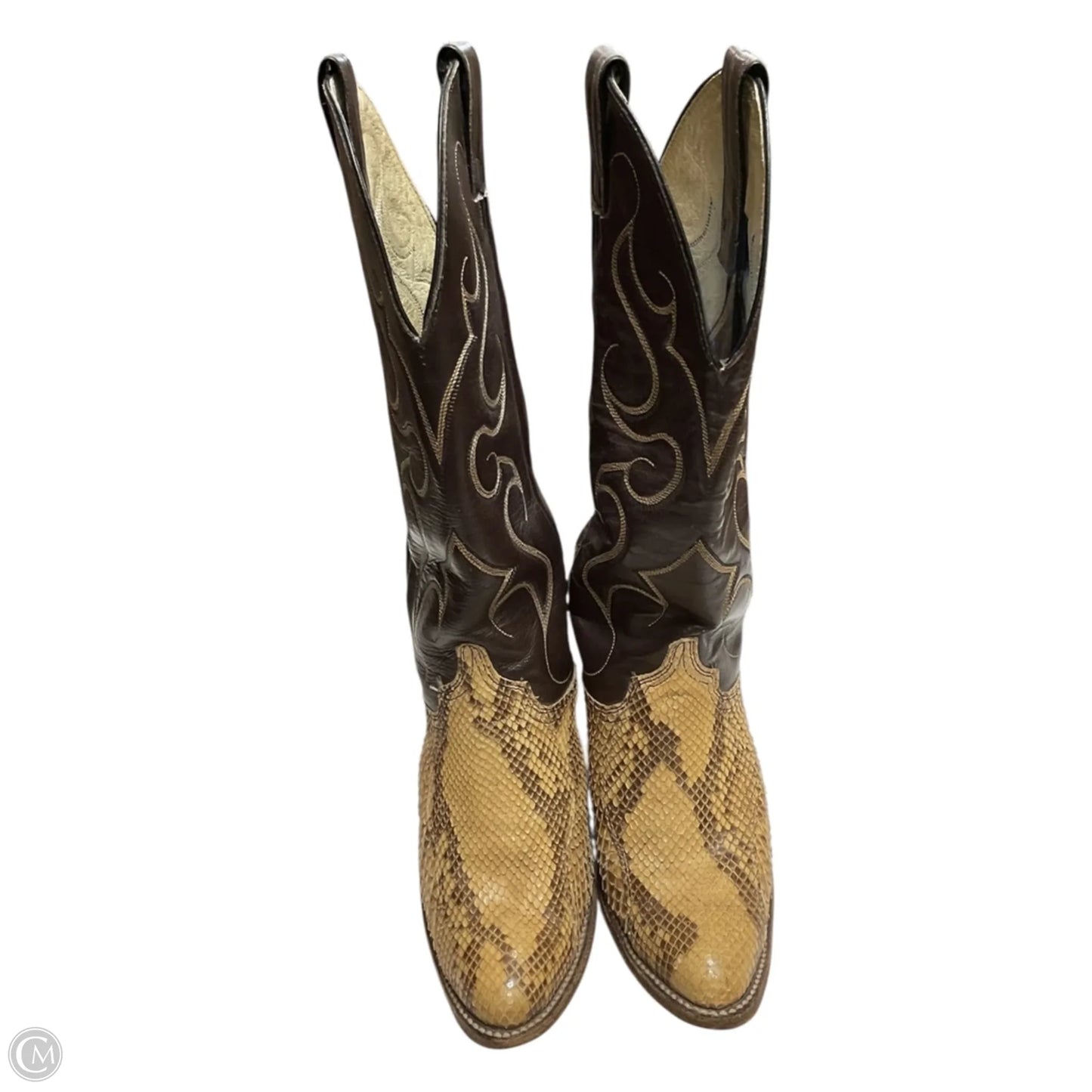 Boots Western By Cma In Brown, Size: 7.5