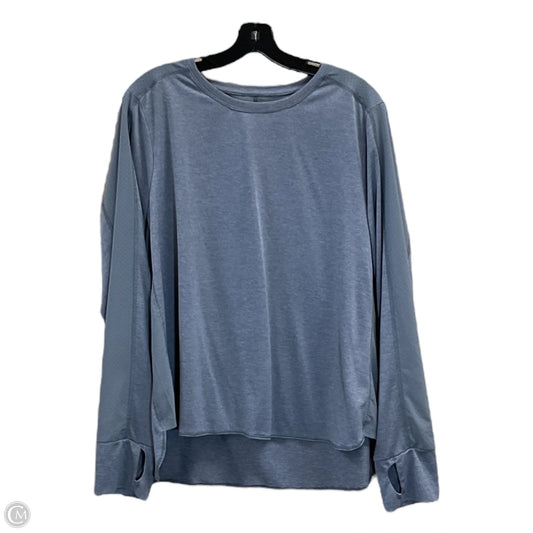 Athletic Top Long Sleeve Crewneck By Avia In Grey, Size: Xl