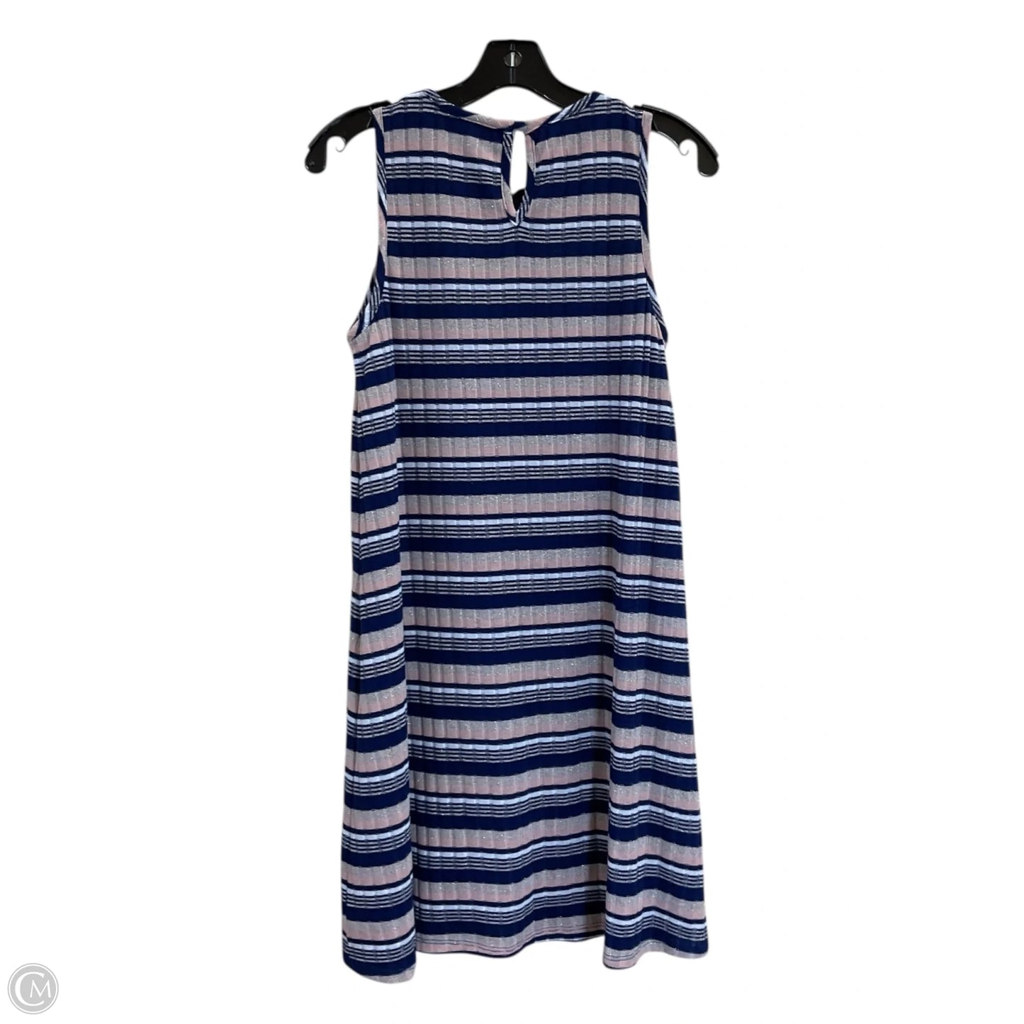 Dress Casual Midi By Miami In Blue & Pink, Size: M