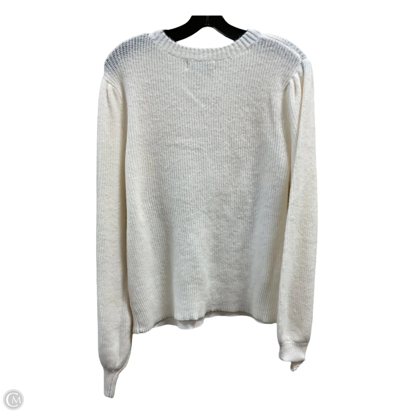 Sweater By Liz Claiborne In White, Size: S