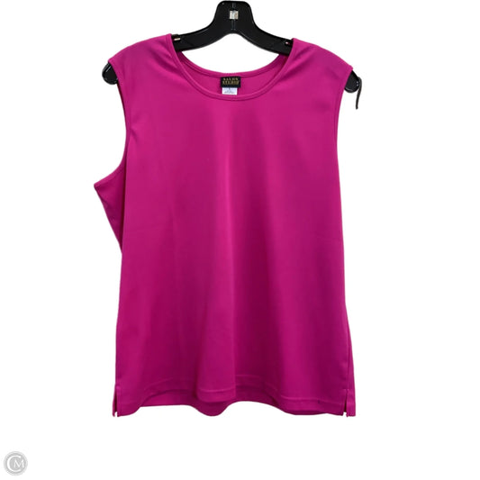 Top Sleeveless Basic By Clothes Mentor In Pink, Size: L