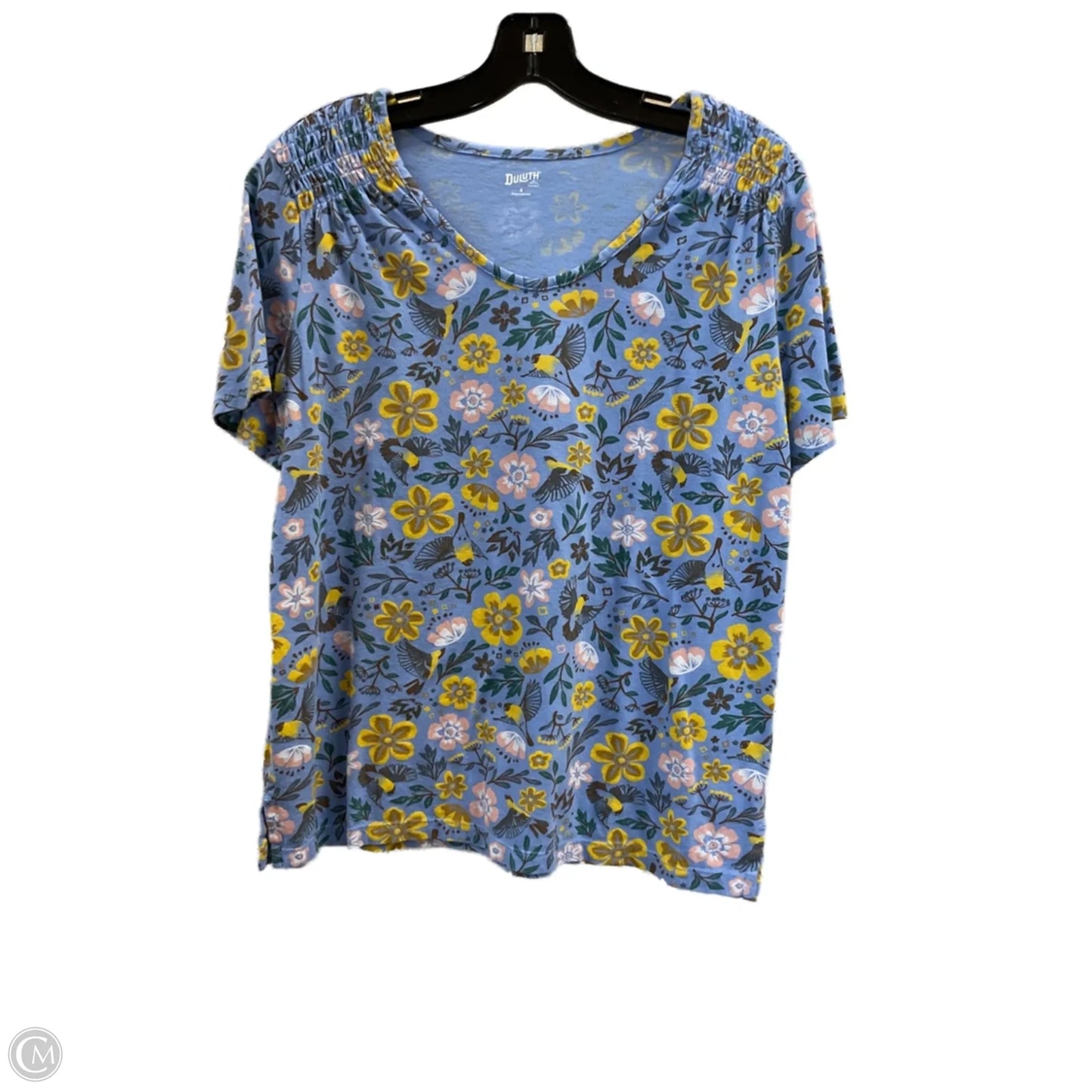Top Short Sleeve By Duluth Trading In Blue, Size: S