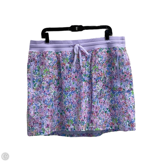 Athletic Skort By Tek Gear In Pink, Size: 1x