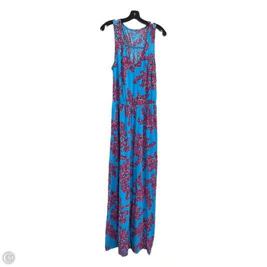 Dress Designer By Lilly Pulitzer In Blue & Red, Size: L
