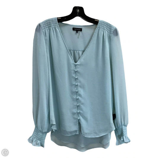 Top Long Sleeve By 1.state In Blue, Size: S