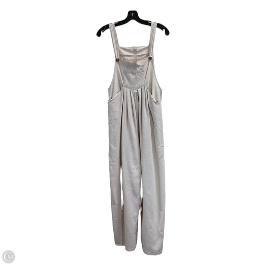 Jumpsuit By Clothes Mentor In Tan, Size: L