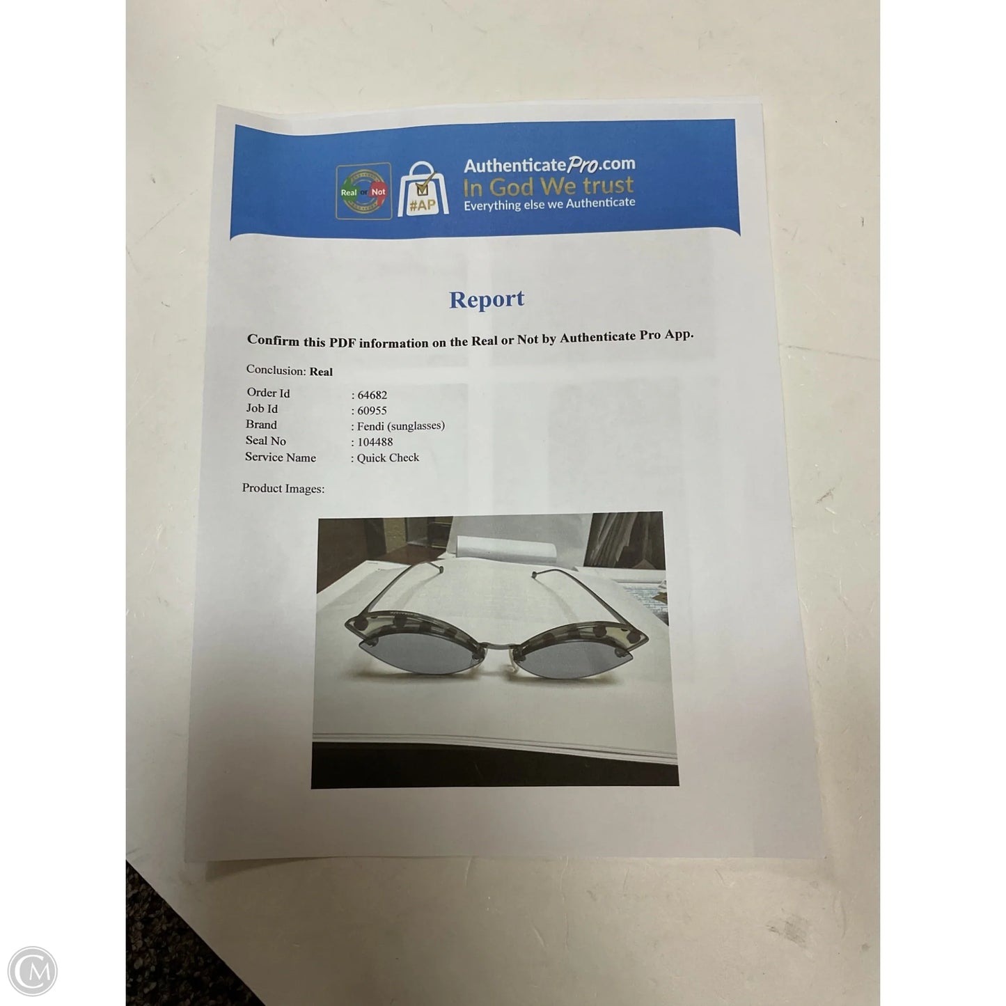 Sunglasses Luxury Designer By Fendi, Size: Small