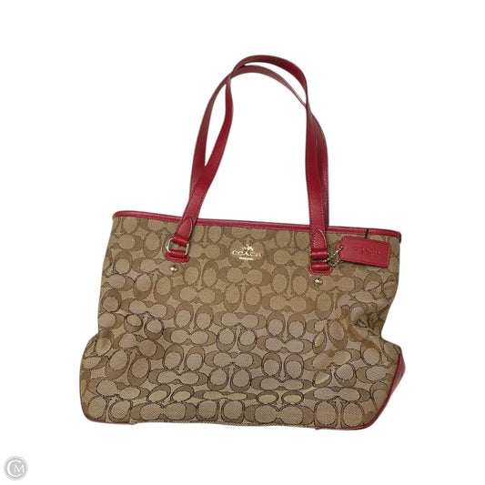 Handbag Designer By Coach, Size: Medium