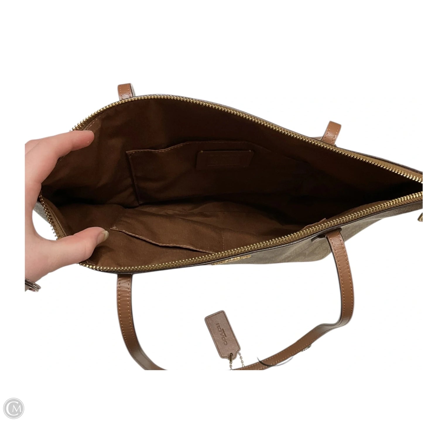Handbag Designer By Coach, Size: Medium