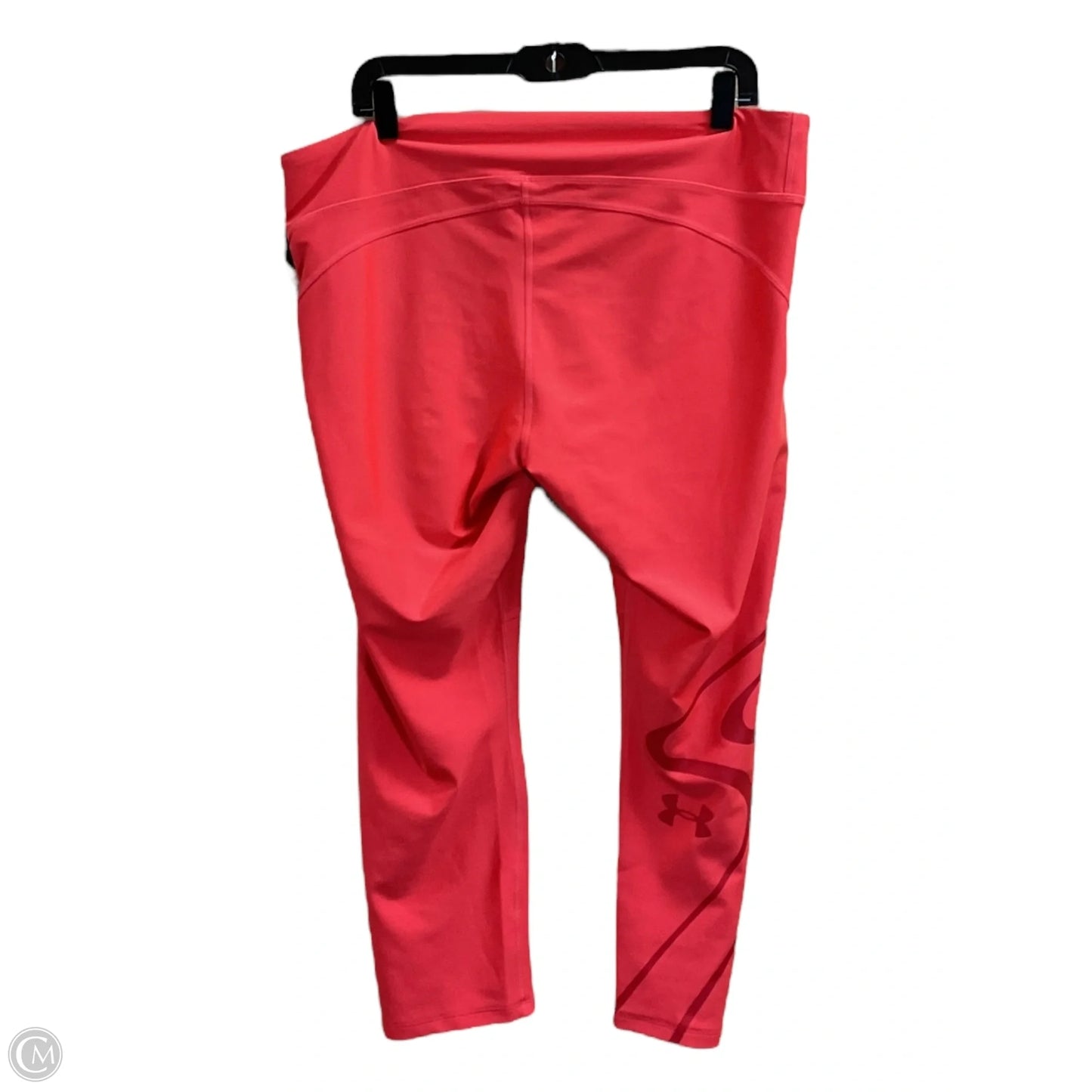 Athletic Leggings Capris By Under Armour In Orange, Size: 2x