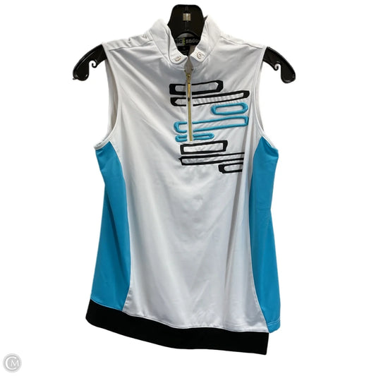Athletic Tank Top By Jamie Sadock In Blue & White, Size: Xs