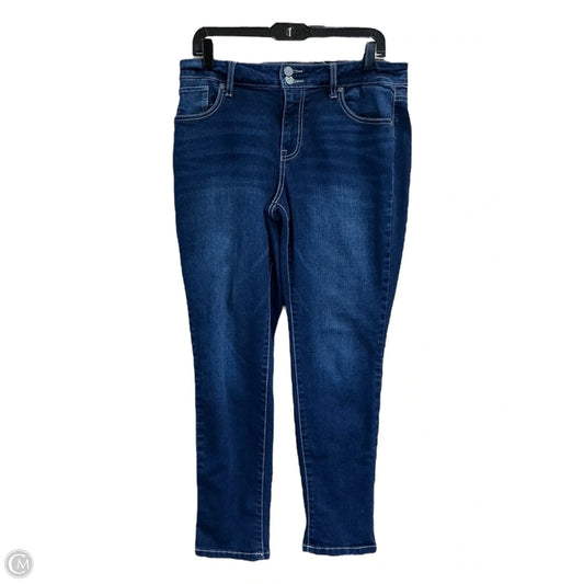 Jeans Skinny By Maurices In Blue Denim, Size: 12