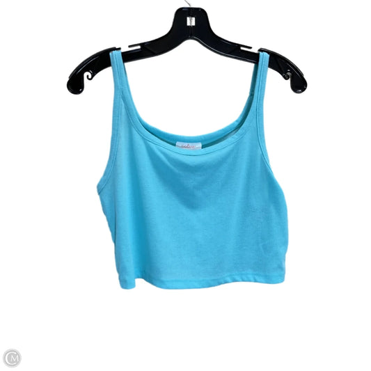 Top Sleeveless By Colsie In Teal, Size: M