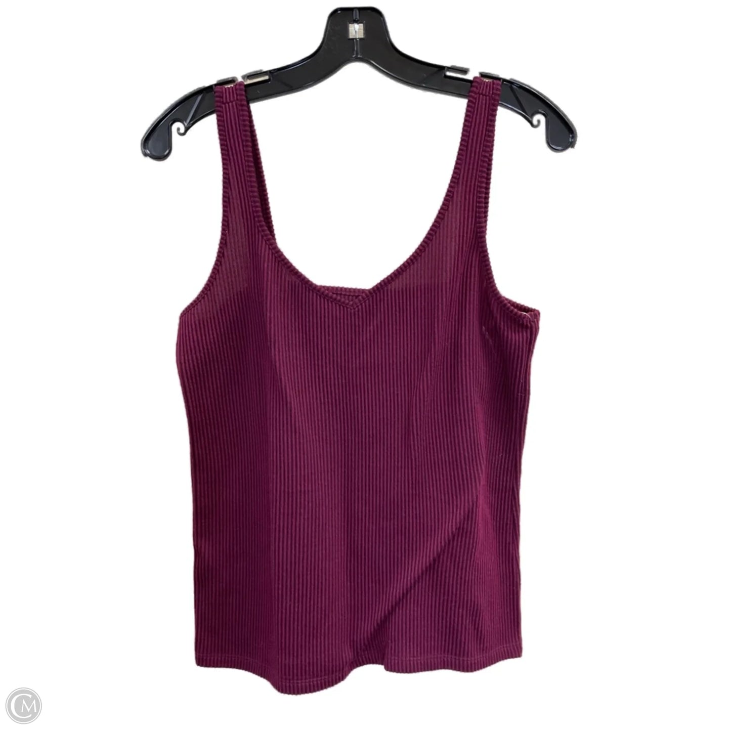 Top Sleeveless By Loft In Red, Size: M
