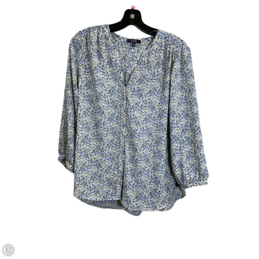Blouse Long Sleeve By Not Your Daughters Jeans In Green, Size: S