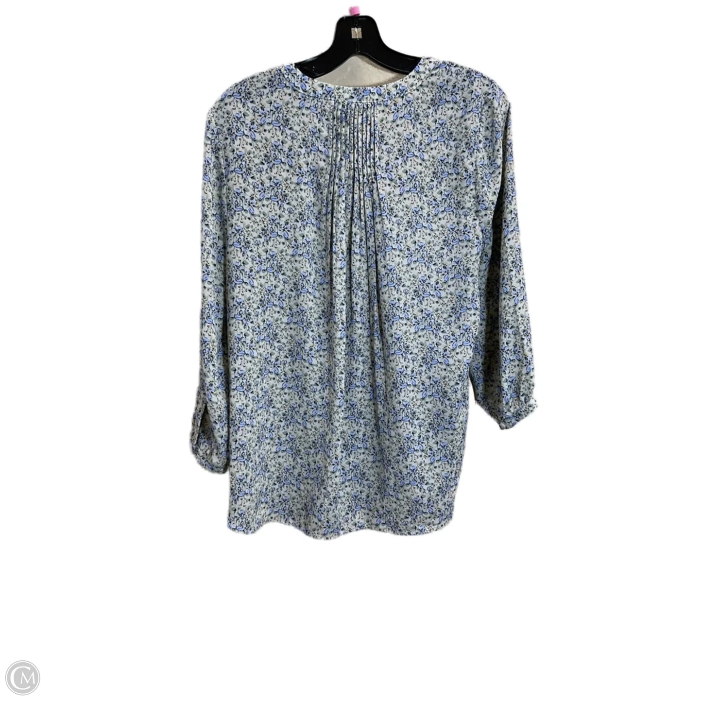 Blouse Long Sleeve By Not Your Daughters Jeans In Green, Size: S