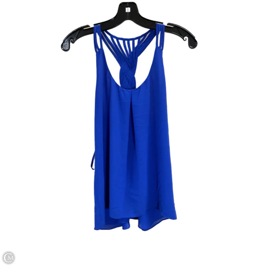 Top Sleeveless By Filly Flair In Blue, Size: S
