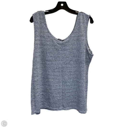 Top Sleeveless By Clothes Mentor In Blue, Size: Xl