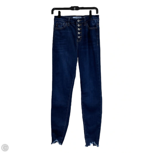 Jeans Skinny By Kancan In Blue Denim, Size: 4