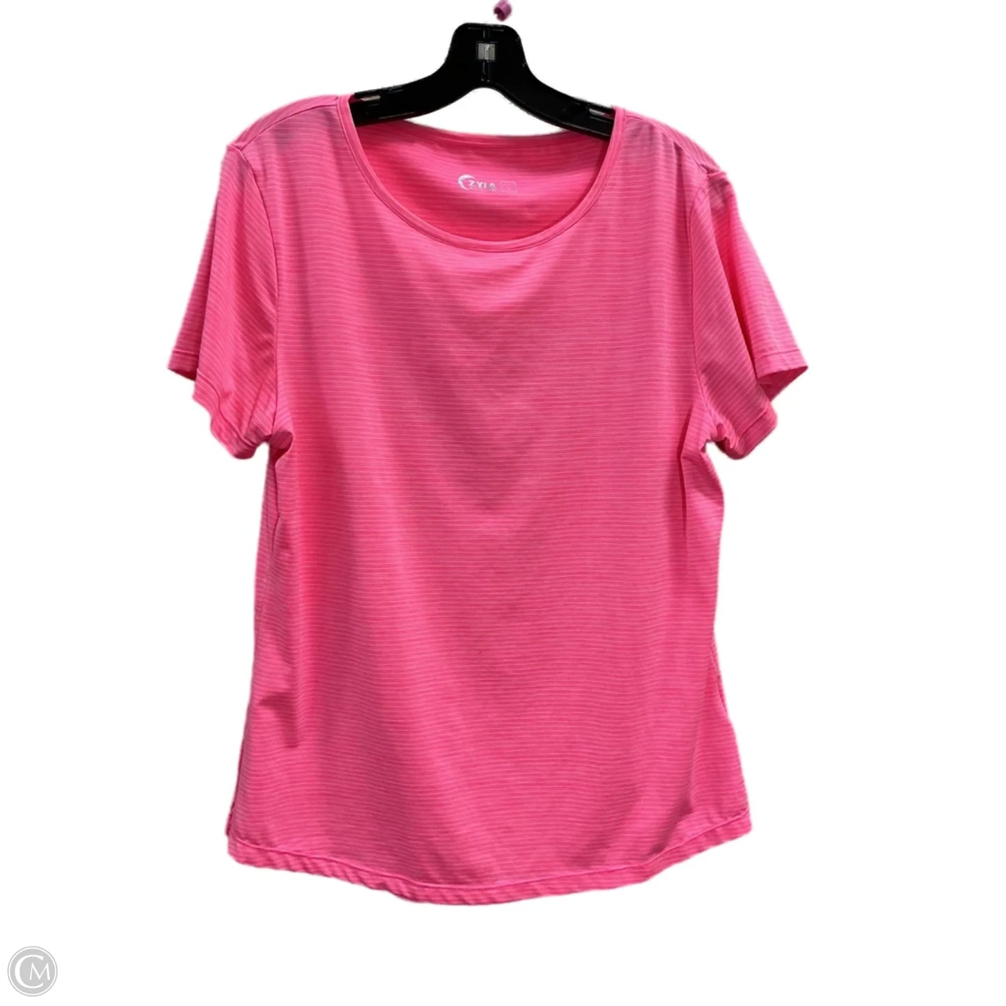 Top Short Sleeve By Zyia In Pink, Size: L