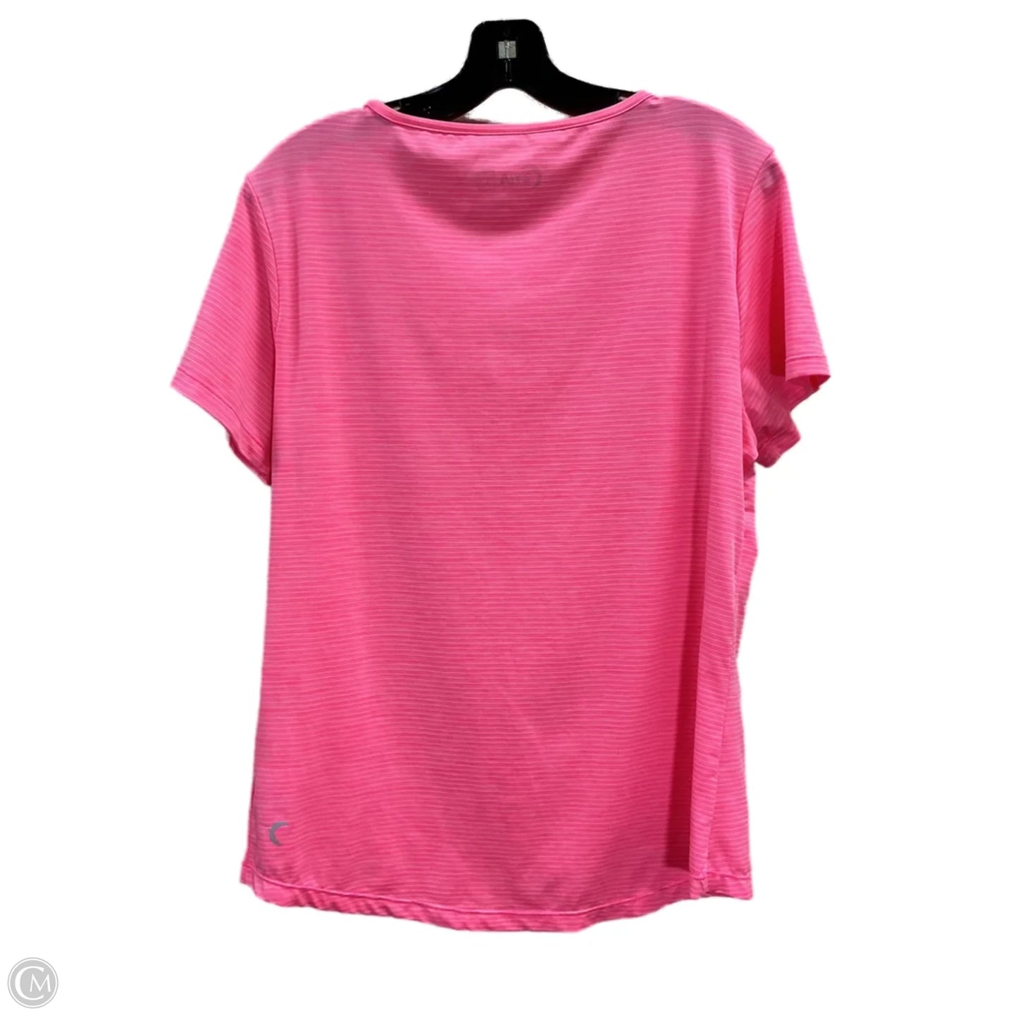 Top Short Sleeve By Zyia In Pink, Size: L