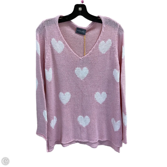 Sweater By Wooden Ships In Pink, Size: S