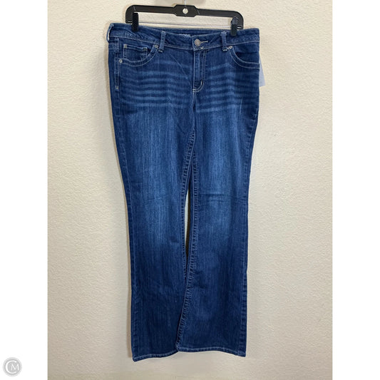 Jeans Boot Cut By Maurices In Blue Denim, Size: 12l