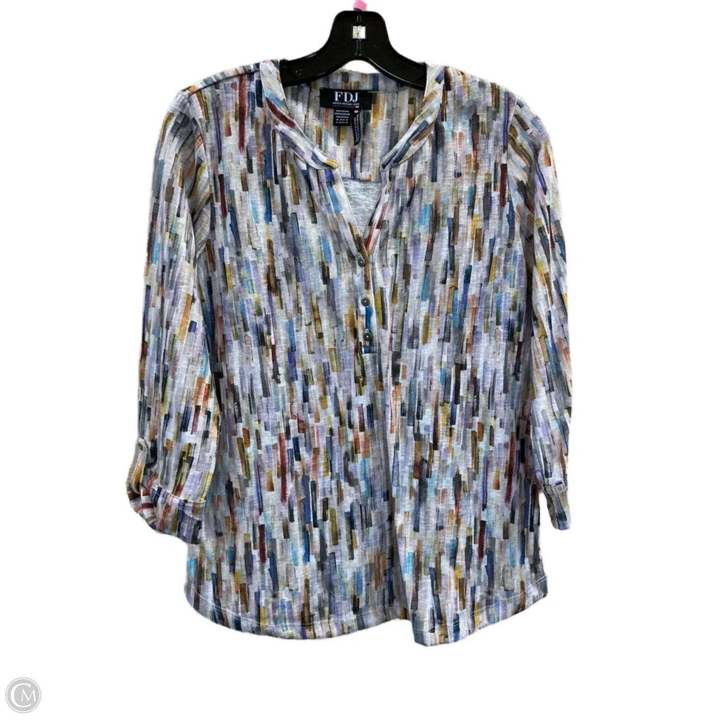 Top Long Sleeve By French Dressing In Multi-colored, Size: M