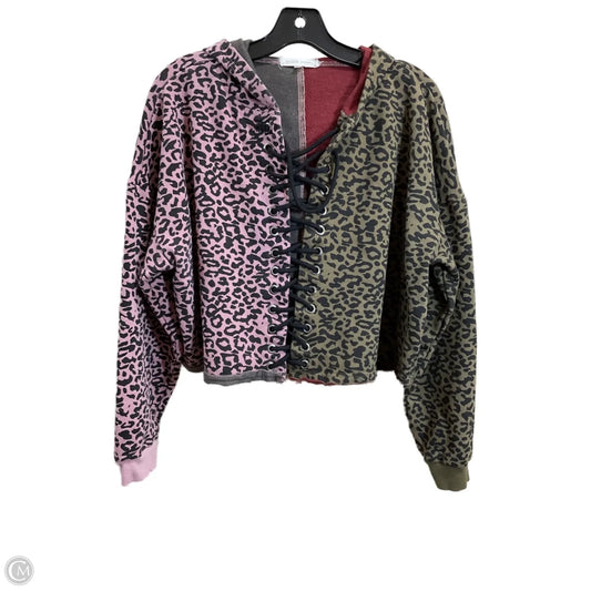 Top Long Sleeve By Clothes Mentor In Green & Pink, Size: L