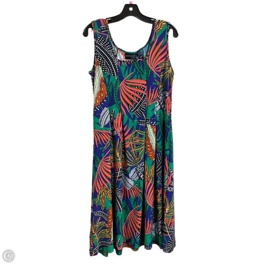 Dress Casual Midi By Clothes Mentor In Multi-colored, Size: Xs