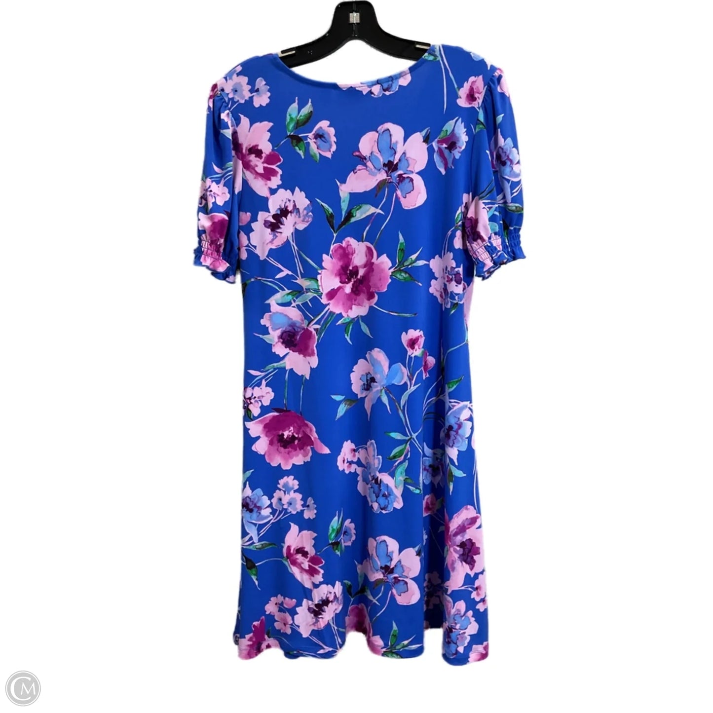 Dress Work By Susan Graver In Blue & Pink, Size: S