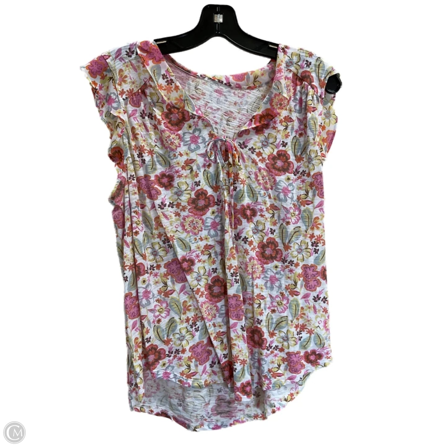 Top Short Sleeve By Clothes Mentor In Pink & Red, Size: L