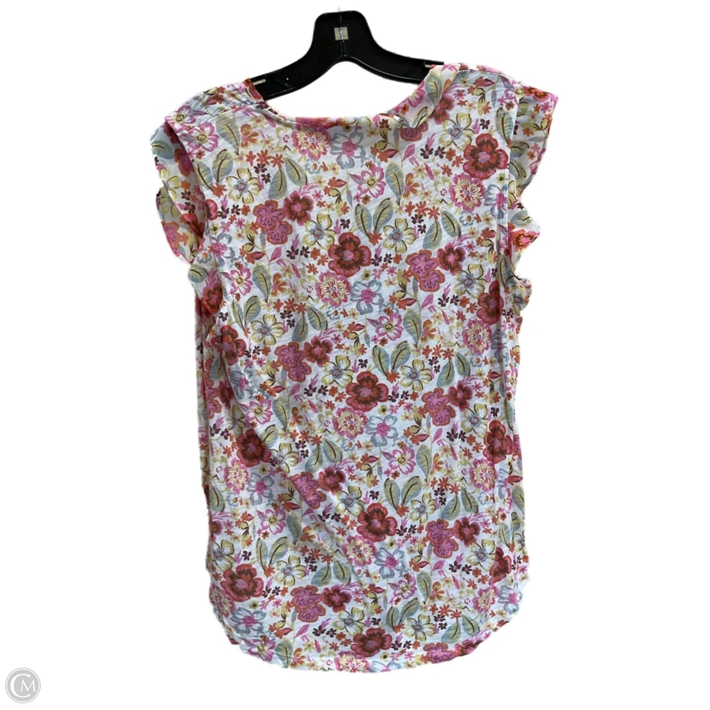 Top Short Sleeve By Clothes Mentor In Pink & Red, Size: L
