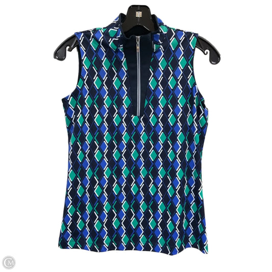 Top Sleeveless By Tail In Navy, Size: Xs