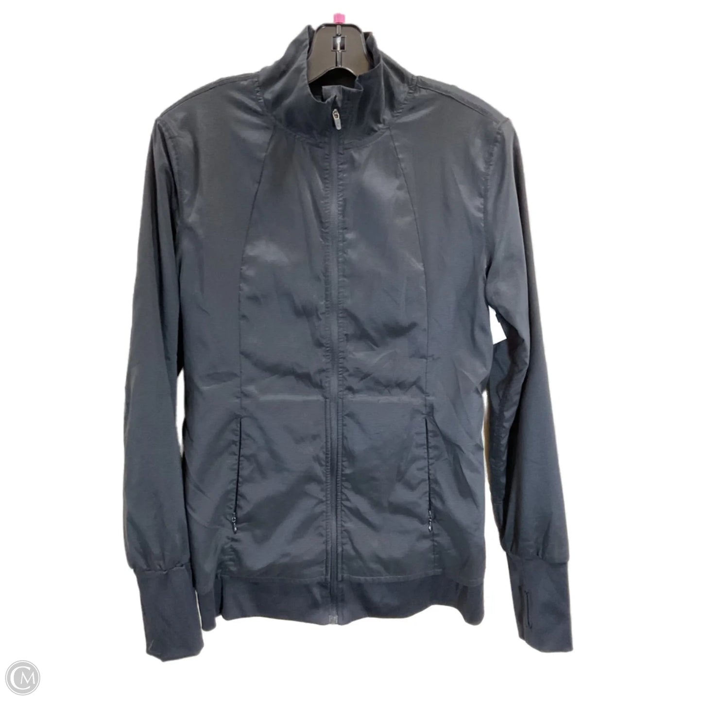 Athletic Jacket By Zyia In Black, Size: S