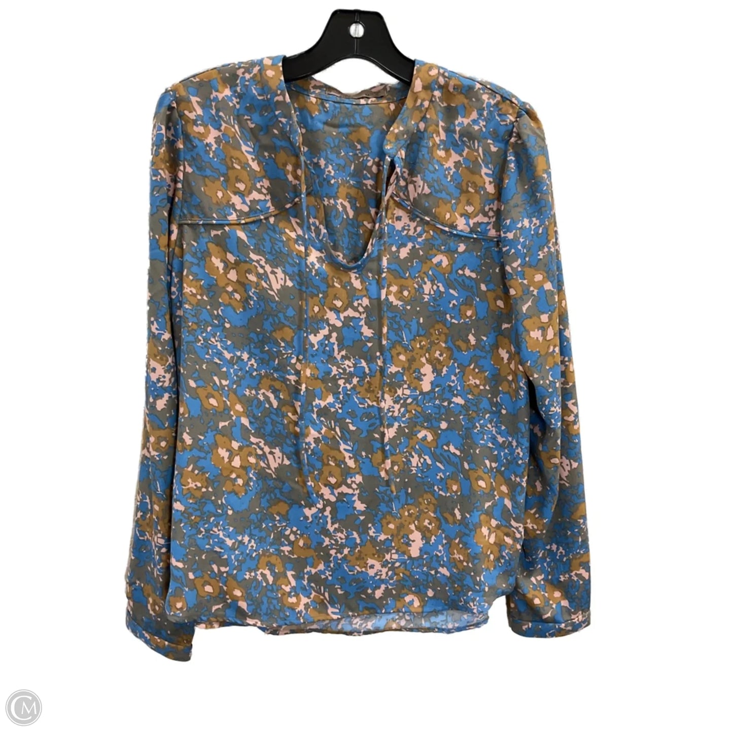 Top Long Sleeve By Prana In Blue, Size: M
