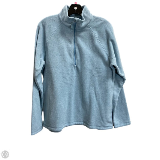 Sweatshirt Collar By Eddie Bauer In Blue, Size: L
