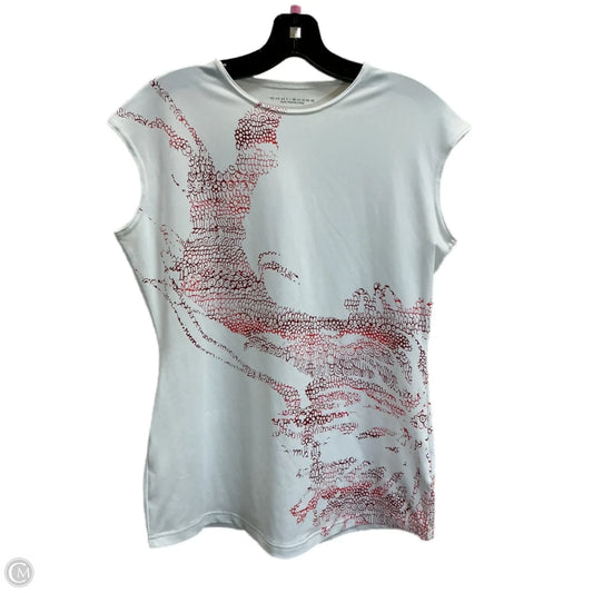 Top Sleeveless By Columbia In White, Size: L