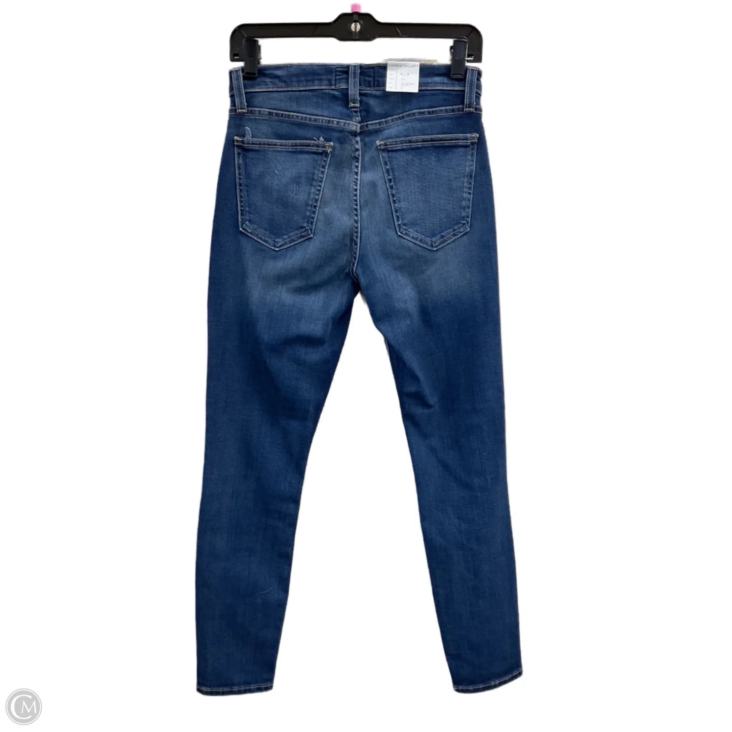 Jeans Skinny By Current/elliott In Blue Denim, Size: 4